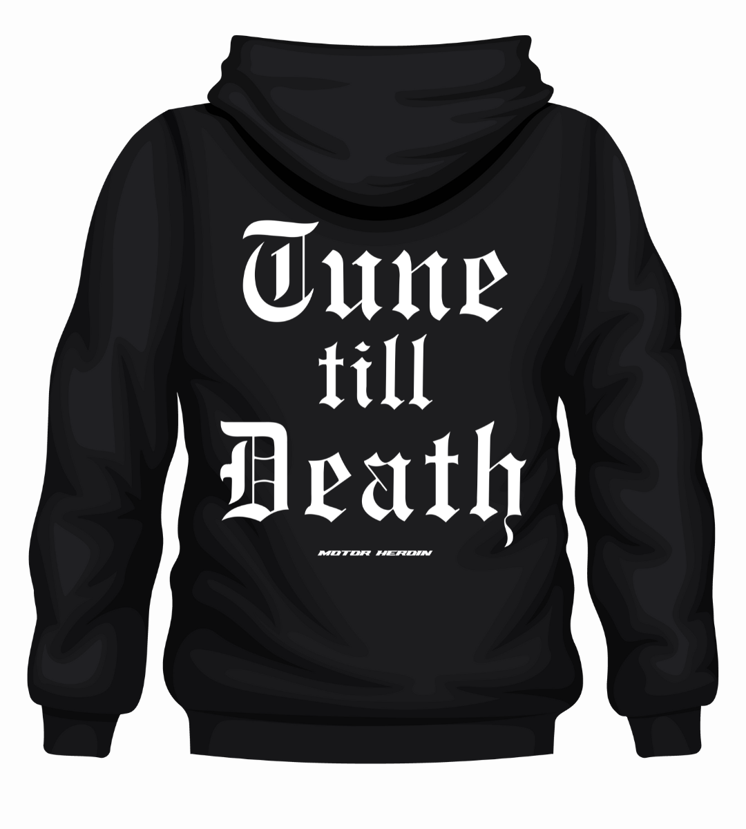 Hoodie Oversize Motor Heroin Tune till Death