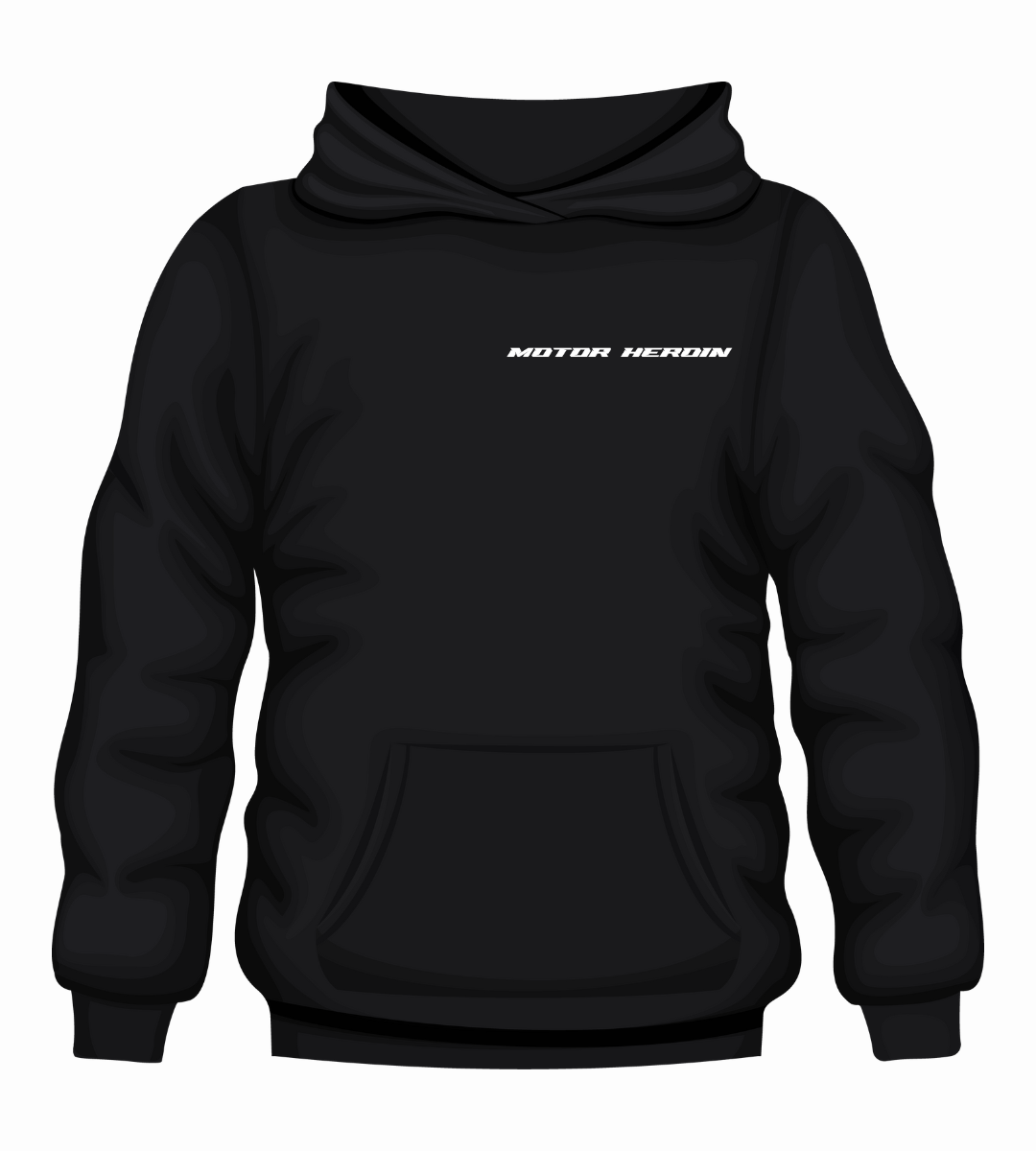 Hoodie Oversize Motor Heroin Tune till Death